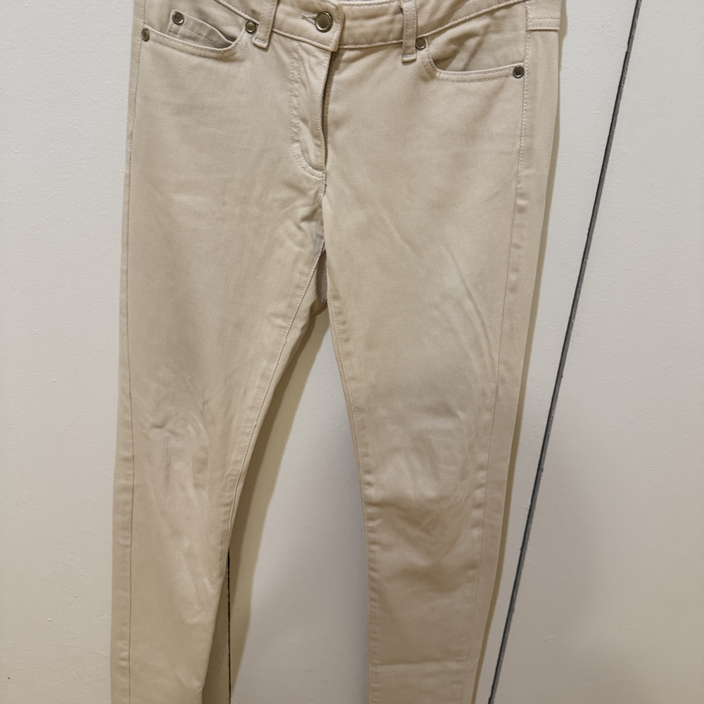 Women's Straight Leg Jeans in Cream